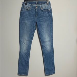 7 For All Mankind Roxanne Straight Leg Jeans Size 25